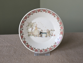Frans Sarreguemines Enfants schaaltje 12 cm (afb. buiten eten)