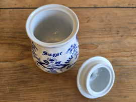 Zwiebelmuster onbekend merk voorraadpot Sugar