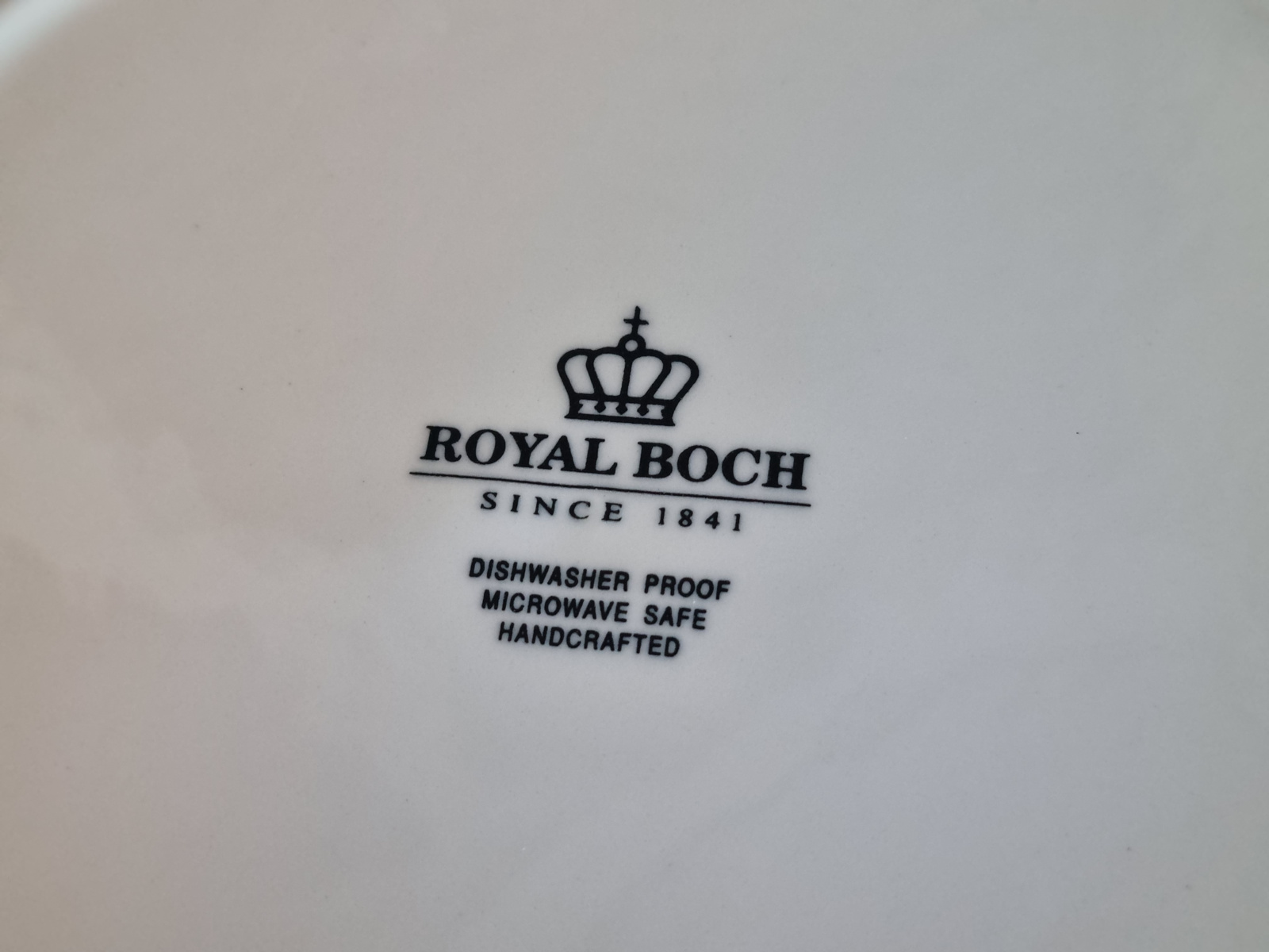 Royal Boch Belgium Dealerbord 27 cm