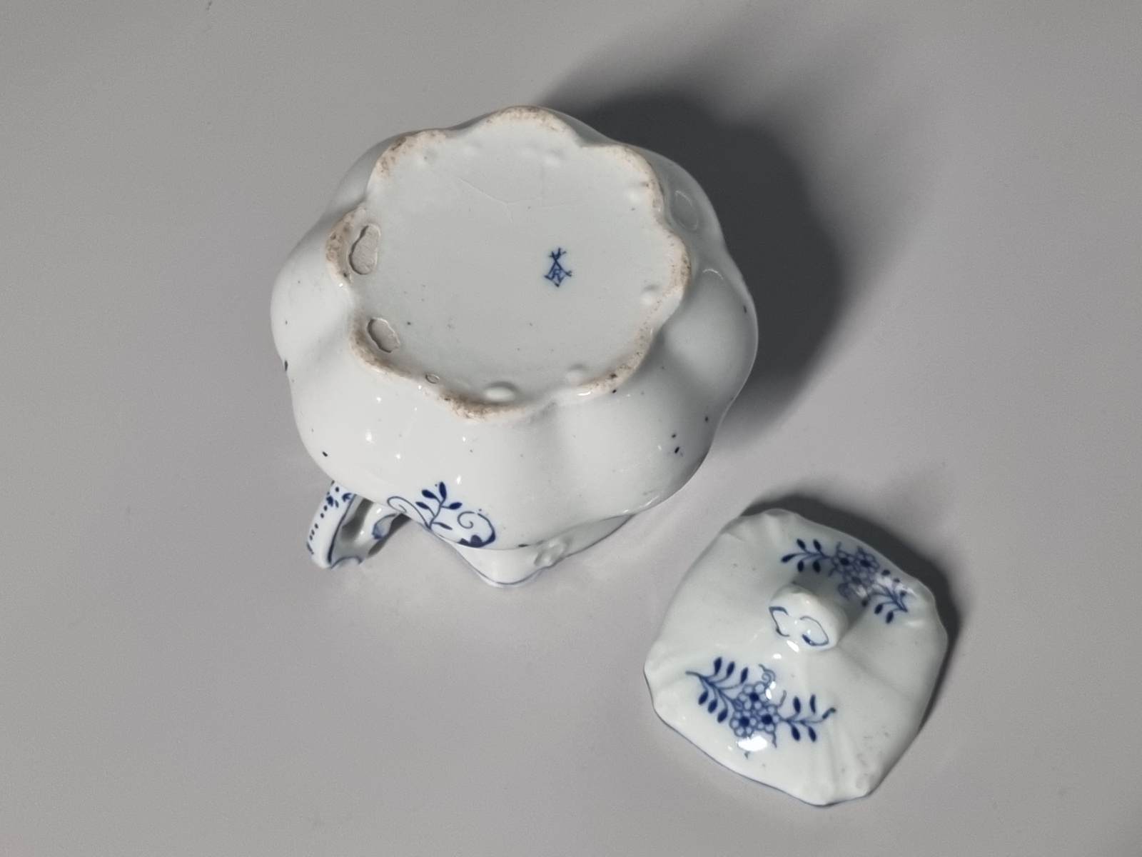 Zwiebelmuster Regout robuuste Suikerpot (chipje)