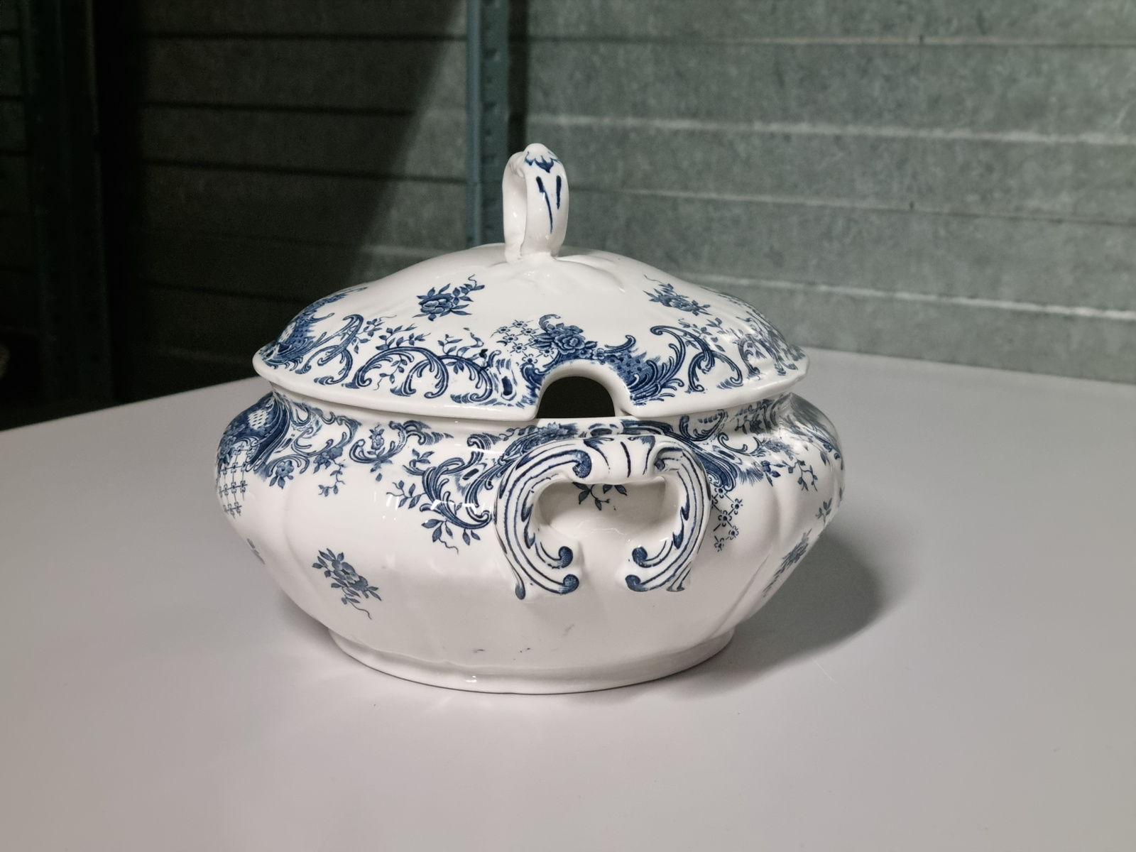 Villeroy en Boch Valeria blauw Dekschaal Terrine