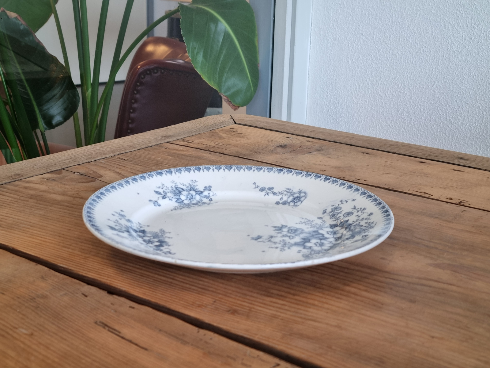 Societe Ceramique decor Anna grijs plat dinerbord 23,5 cm