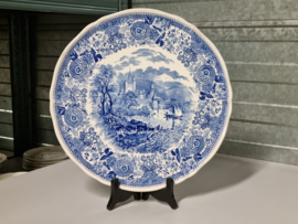 Villeroy en Boch Burgenland blauw Serveerplateau Vlaaiplateau 32 cm