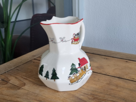Engels Mason's Christmas Village 1983 Kerstservies Waterkan 1,2 liter