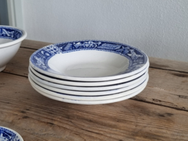 Blauw AMC Belgium compleet vintage Kinderservies