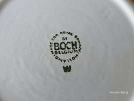 Boerenbont Boch suikerpot (oude model, groen stempel)