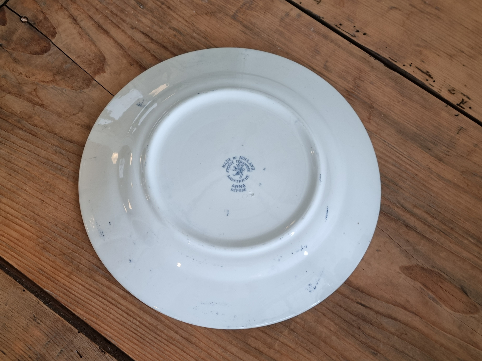 Societe Ceramique decor Anna grijs plat dinerbord 23,5 cm