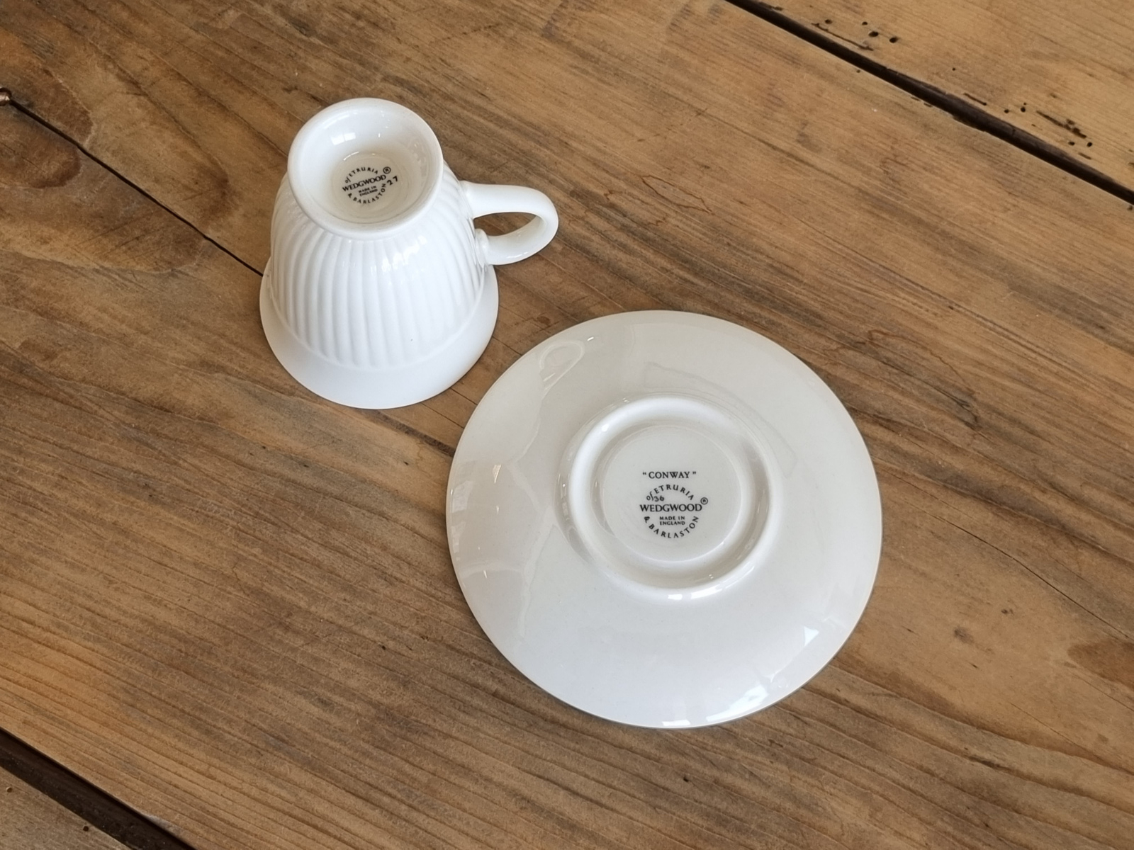 Wedgwood Conway Koffie Kop en schotel
