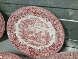 Engels rood English Ironstone Tableware EIT serviesset 12 personen (kasteel)