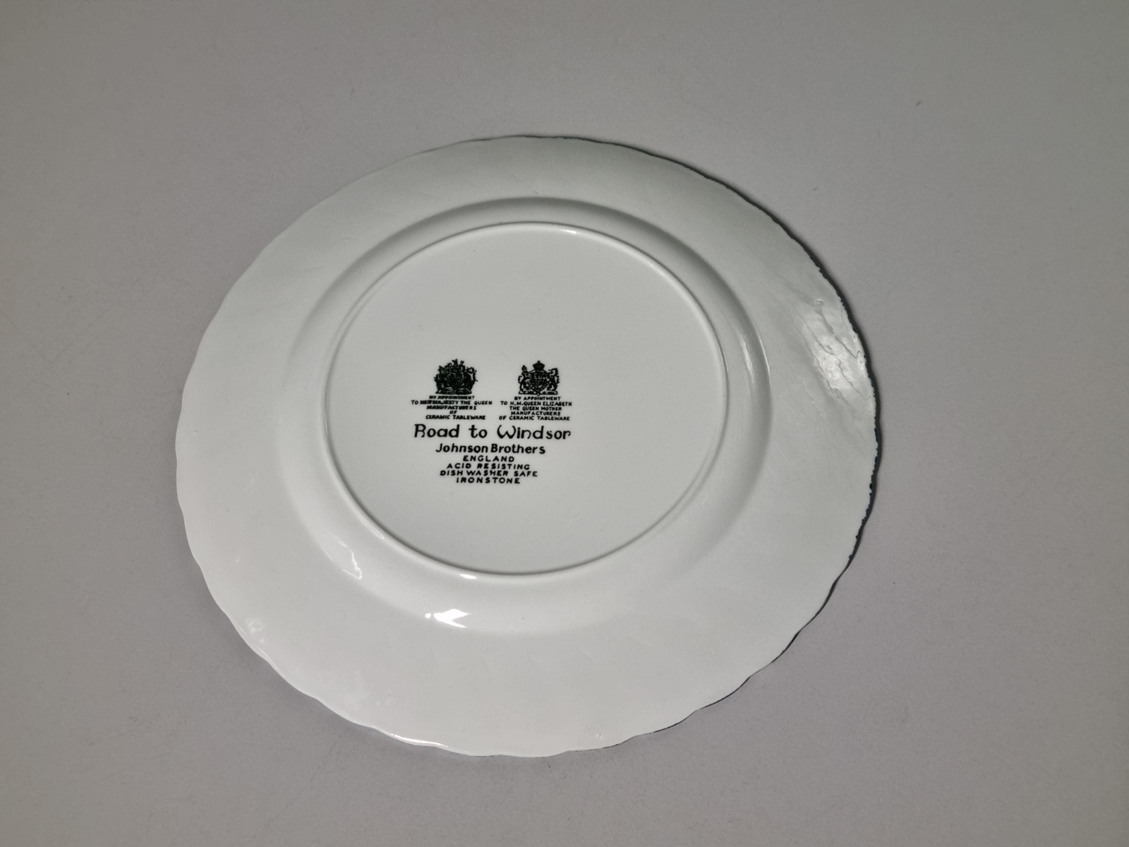 Engels blauw Johnson Bros Road to Windsor Ontbijtbord 19,5 cm