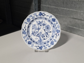 Zwiebelmuster Huttensteinach Bord (golvende rand) 17 cm