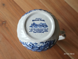 Engels blauw Myott Royal Mail waterkan 16,5 cm