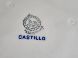 Regout Castillo Royal Sphinx blauw Pannenkoekenbord | Serveerbord 30 cm