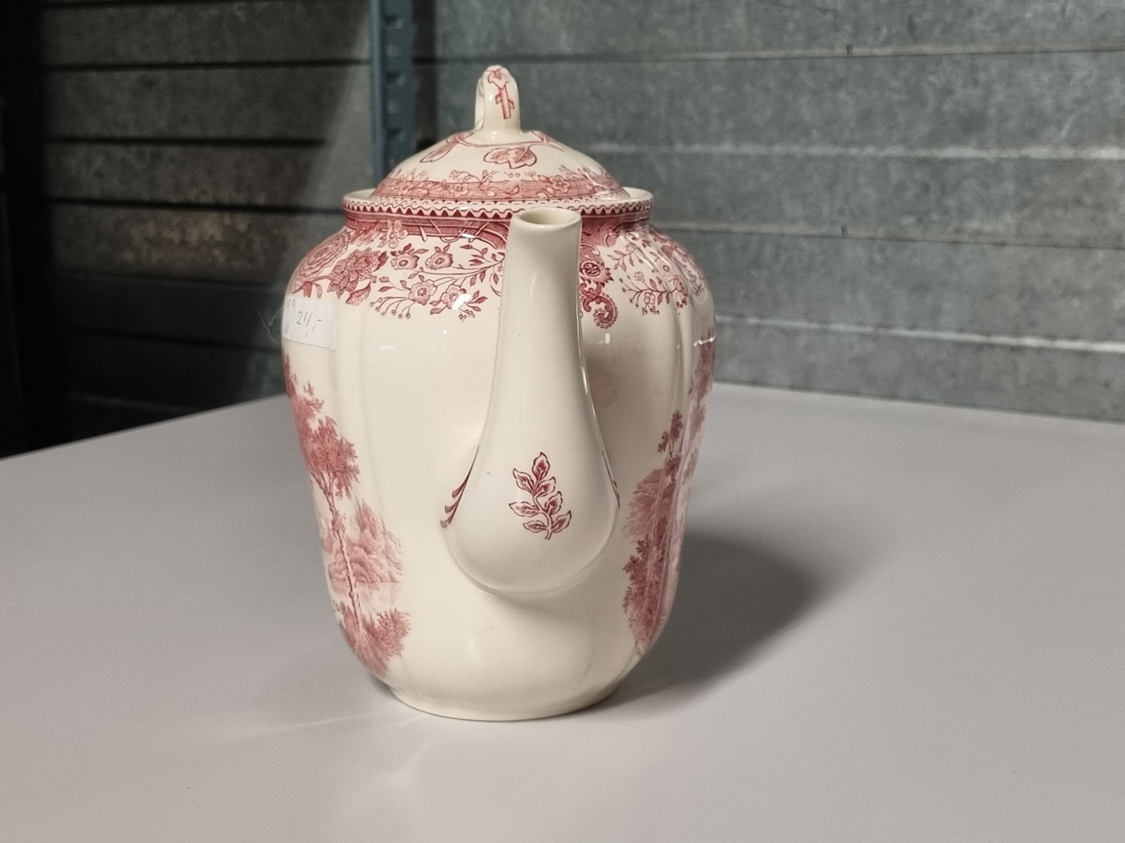 Villeroy en Boch Burgenland rood Koffiepot Theepot nr. 3 ca. 0,9 liter