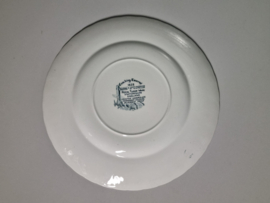 Engels groen/petrol Royal Tudor Ware Coaching Taverns plat dinerbord 27 cm