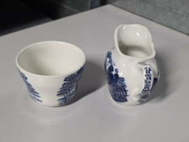 Engels blauw Grindley Country Inns roomstel