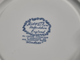 Engels Ridgway Windsor blauw bordje 17 cm