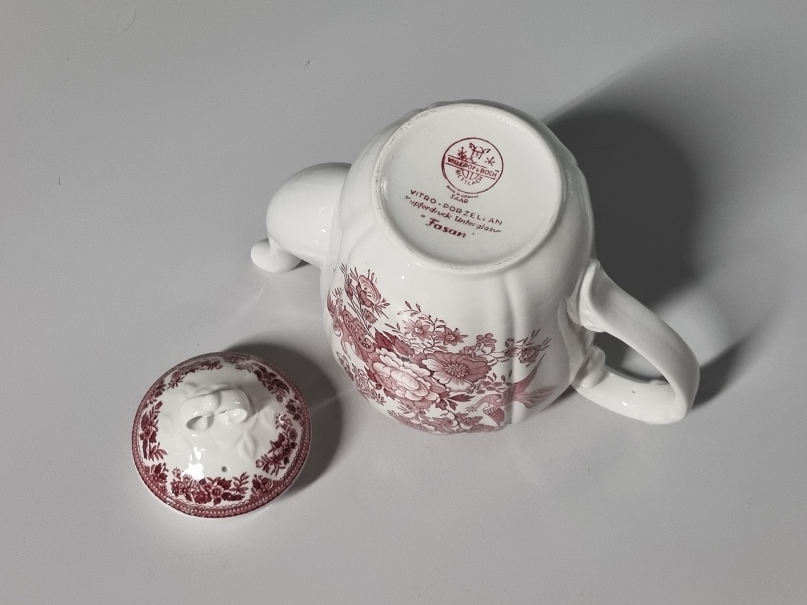 Villeroy en Boch Fasan rood Koffiepot nr. 2