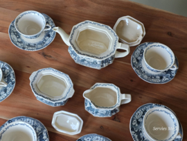 Victoria Groen Societe Ceramique theeservies 6 personen