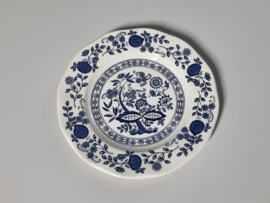 Engels blauw Enoch Wedgwood Blue Onion Ontbijtbordje 19,5 cm