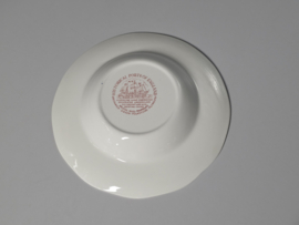 Engels rood Historical Ports diep pasta curry bord 22 cm