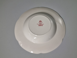 Engels rood Johnson Bros Old Britain Castles diep Pasta Curry Bord 25 cm