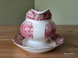 Engels rood Palissy River Scenes Sauskom