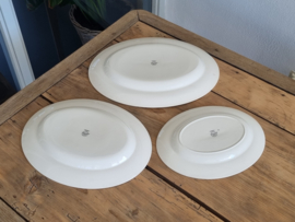 Wedgwood Conway Set 3x ovale Serveerschaal