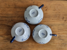 Rorstrand Ostindia East Indies set 3x Thee Kop en schotel 9 cm (Aardewerk)