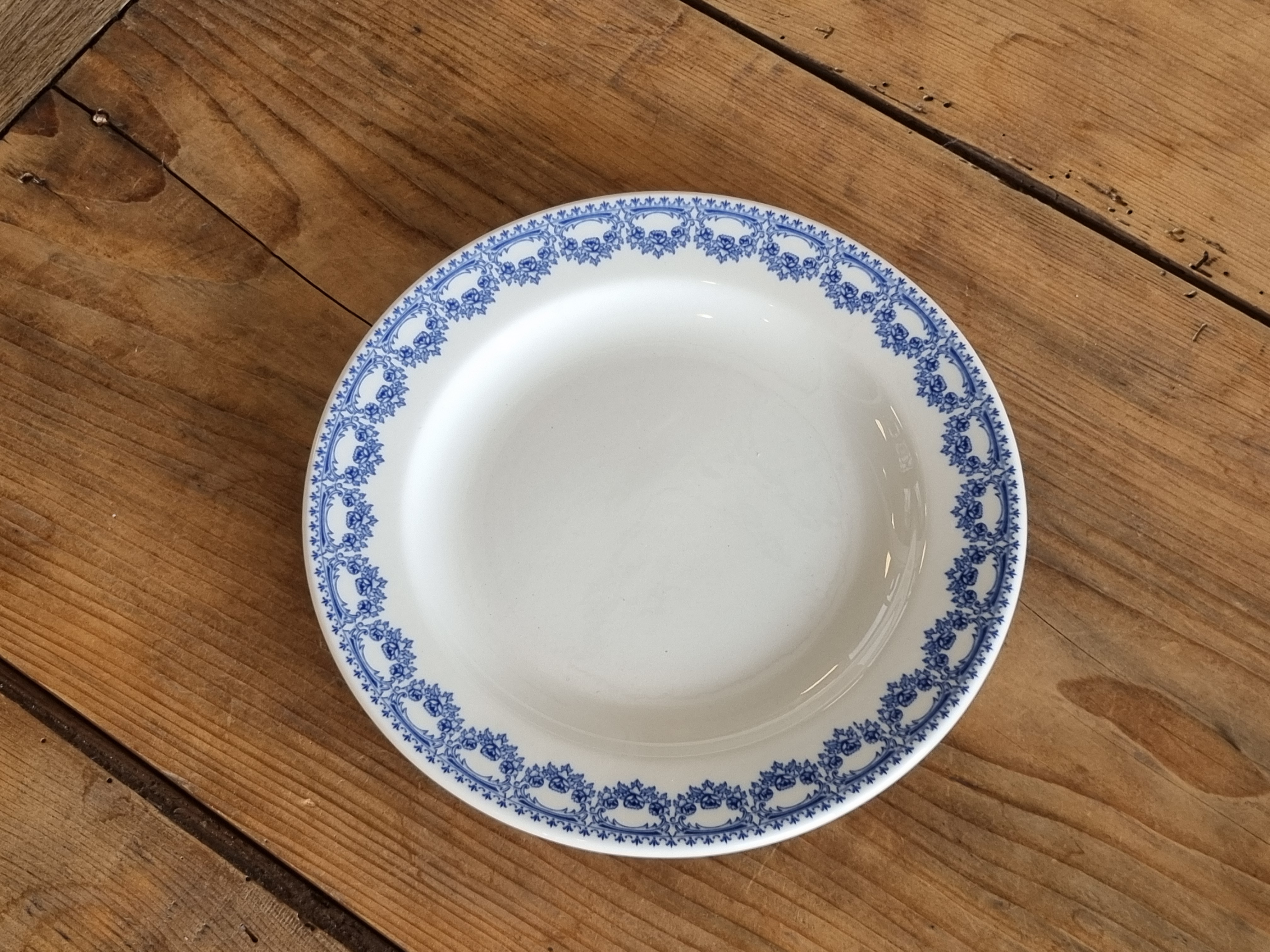 Boch Belgium Carlotta blauw ontbijtbord 21,5 cm