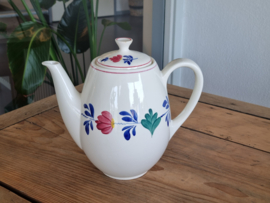 Oud Boerenbont Regout Koffiepot model Utrecht (blauwe stempel) 1,5 liter