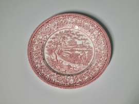 Engels rood Ironstone Tableware Ontbijtbordje 19,5 cm