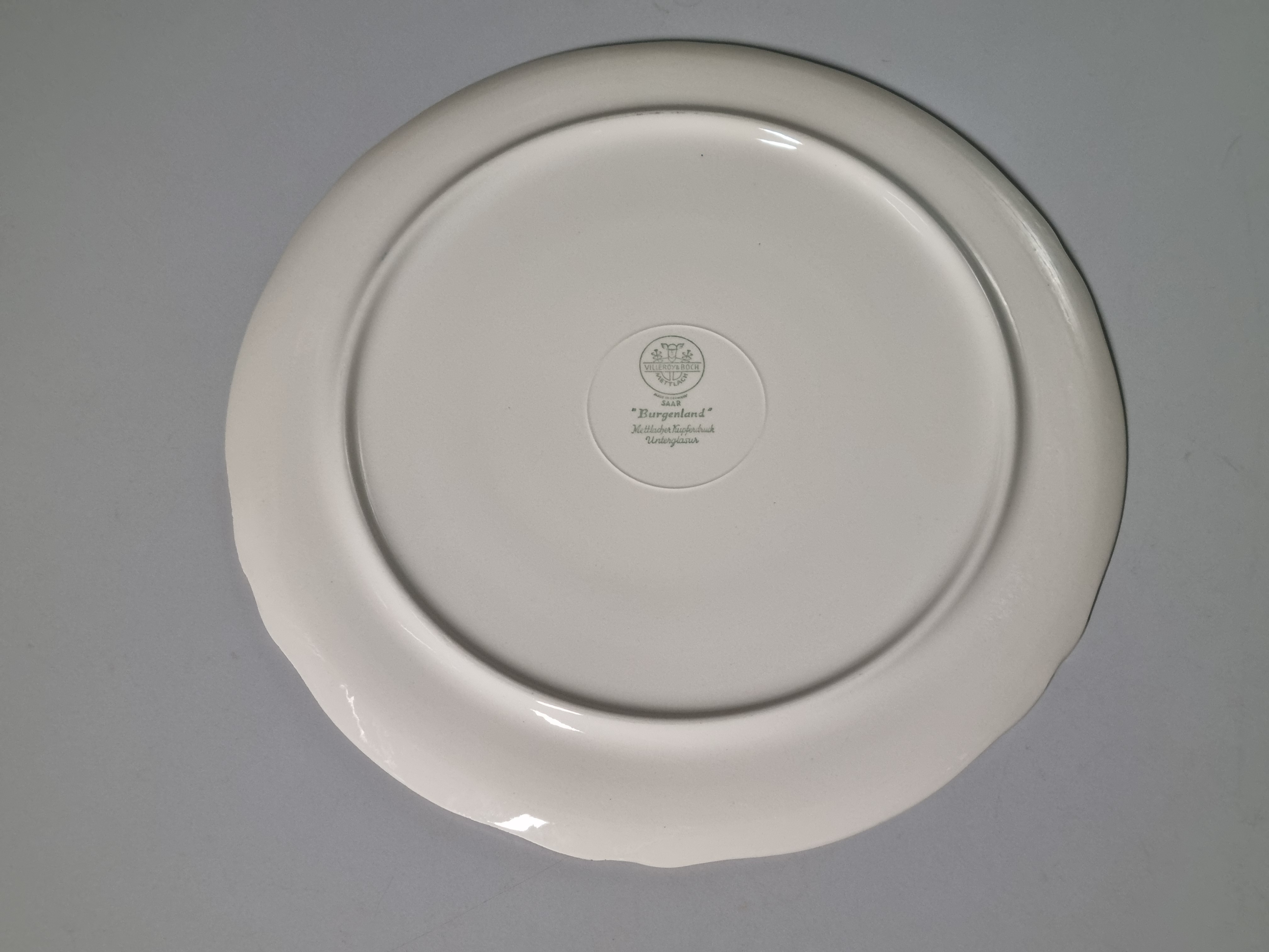 Villeroy en Boch Burgenland blauw Serveerplateau 32 cm