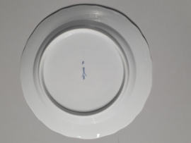 Zwiebelmuster Huttensteinach plat dinerbord (golvende rand) 24 cm