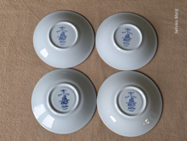 Rorstrand Ostindia East Indies set 4x Thee Kop en schotel 8 cm (Aardewerk)