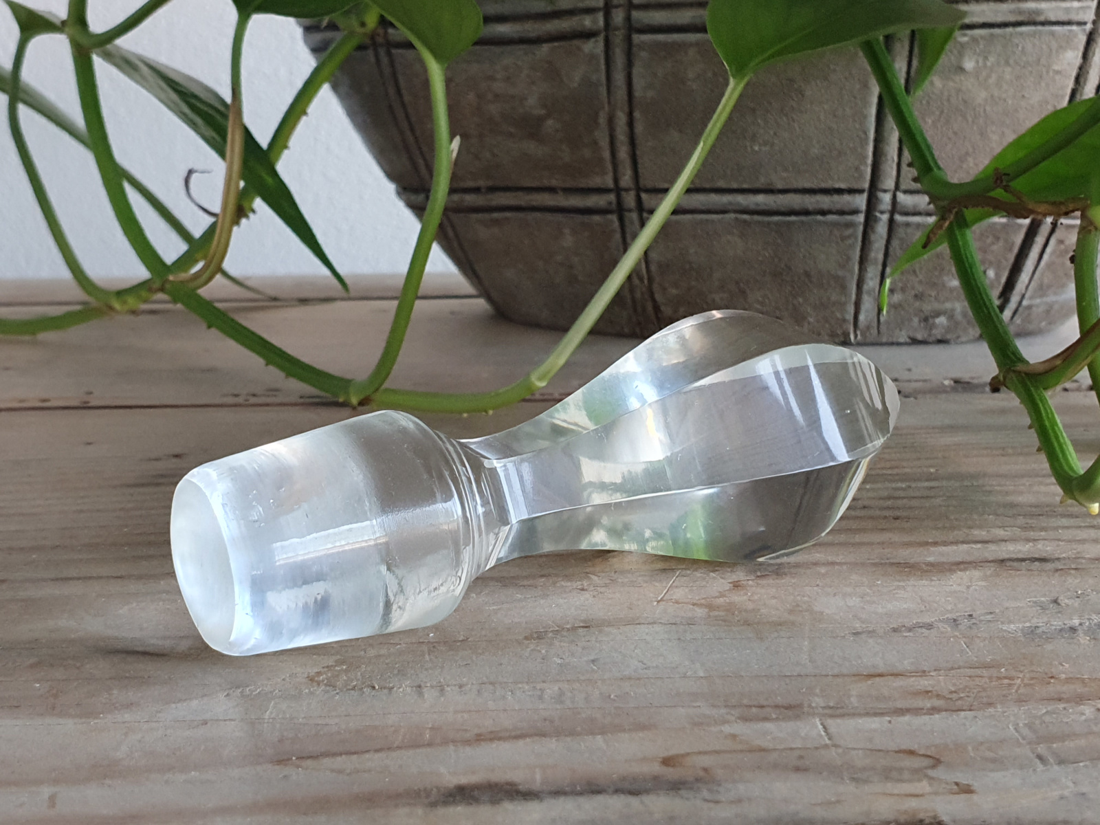 Glas Vintage Karaf geslepen glas (3)