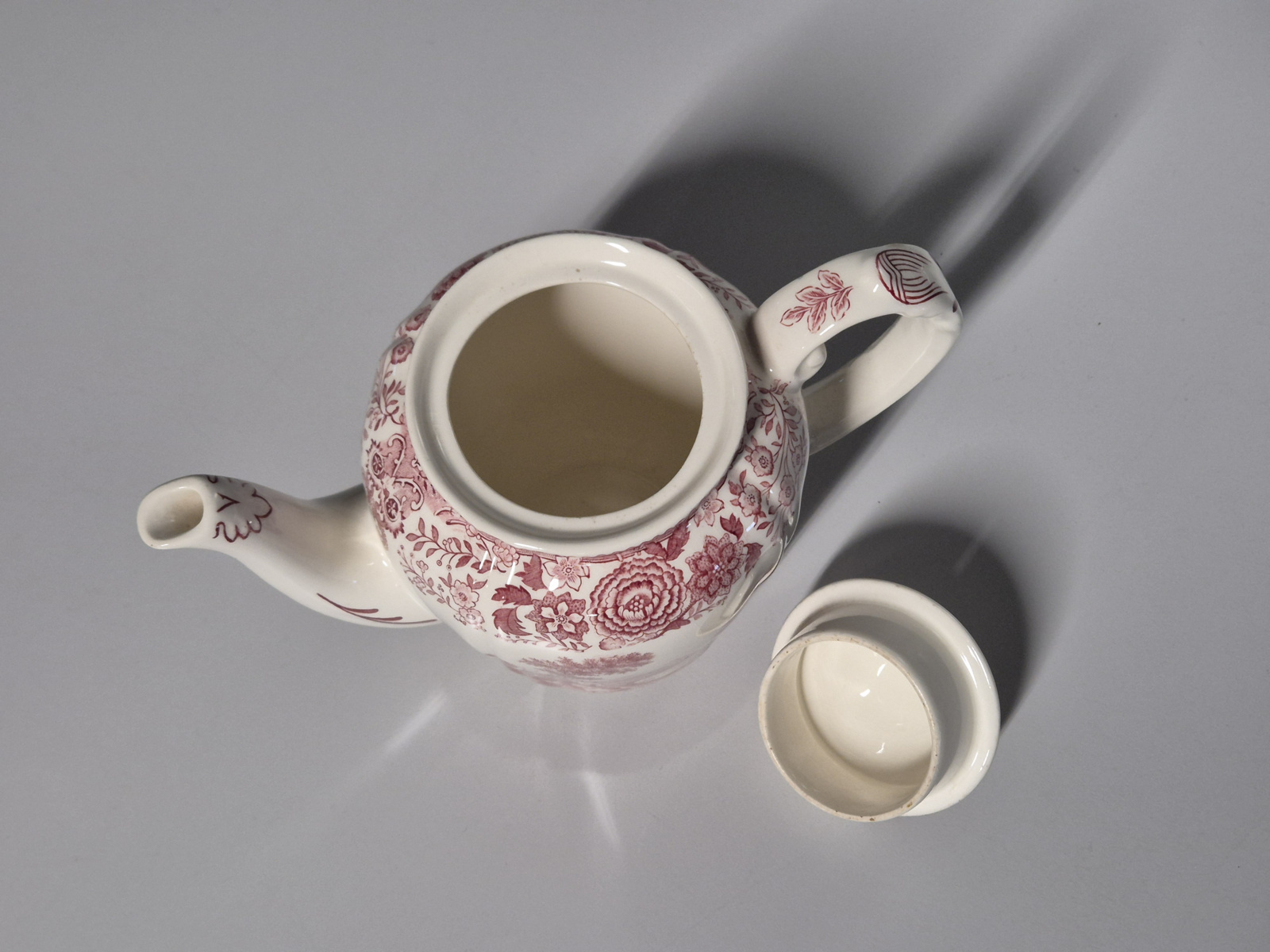 Villeroy en Boch Burgenland rood Koffiepot Theepot nr. 4 ca. 0,6 liter