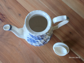 Engels blauw Myott Royal Mail Postkoets koffiepot