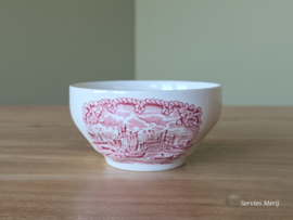 Engels rood Historical Ports Kommetje 9,5 cm