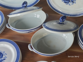 Royal Copenhagen Tranquebar Trankebar complete set 6 personen (met craquelee)