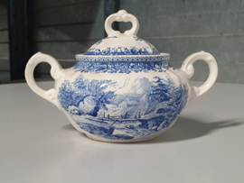 Villeroy en Boch Burgenland blauw Suikerpot (gewoon model)