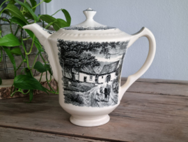 Boerenhoeve Zwart Societe Ceramique Koffiepot