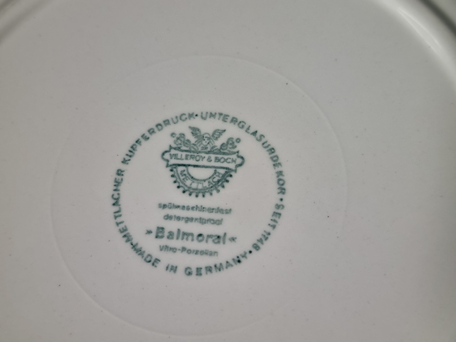 Villeroy en Boch Balmoral rood ontbijtbord 21 cm