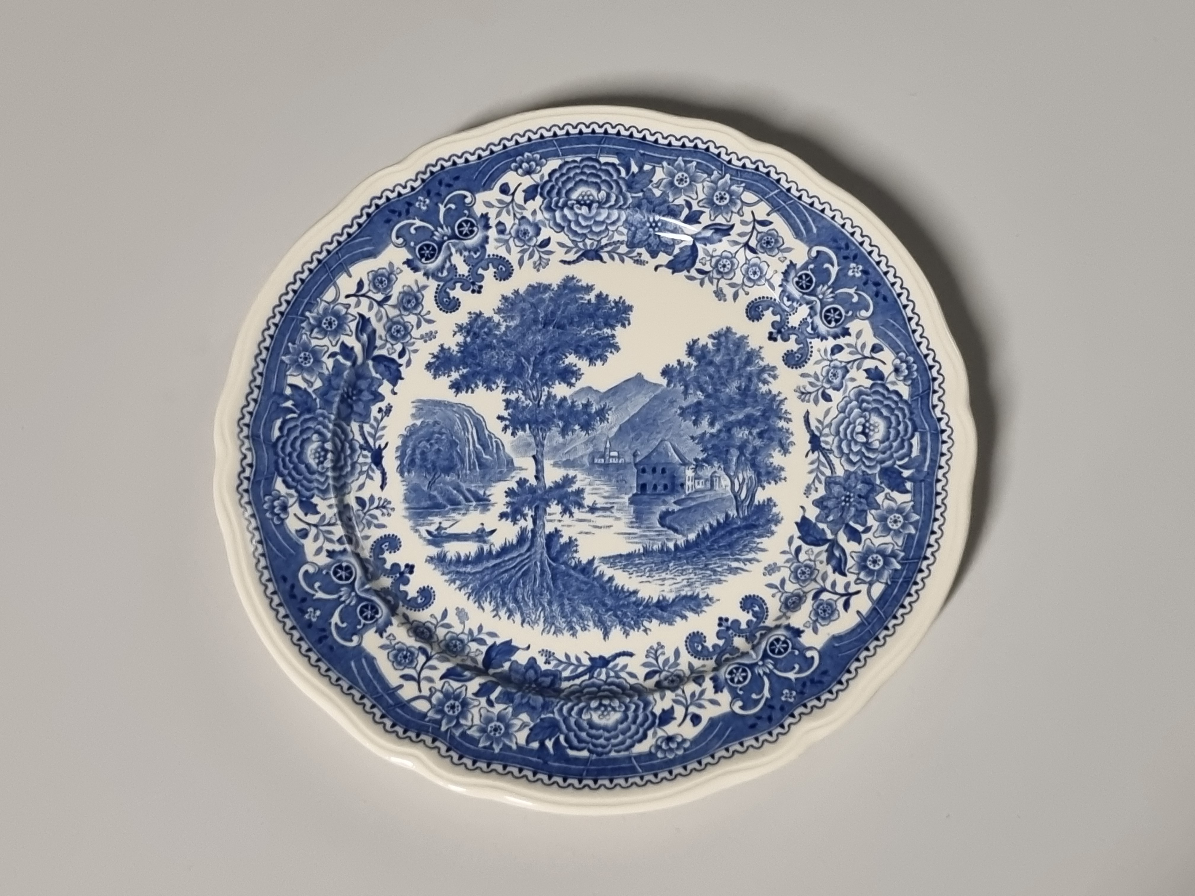 Villeroy en Boch Burgenland blauw ontbijtbordje 19 cm