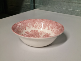 Engels rood Ironstone EIT Ltd England ronde hoge Schaal 21,5 cm (hooiwagen)
