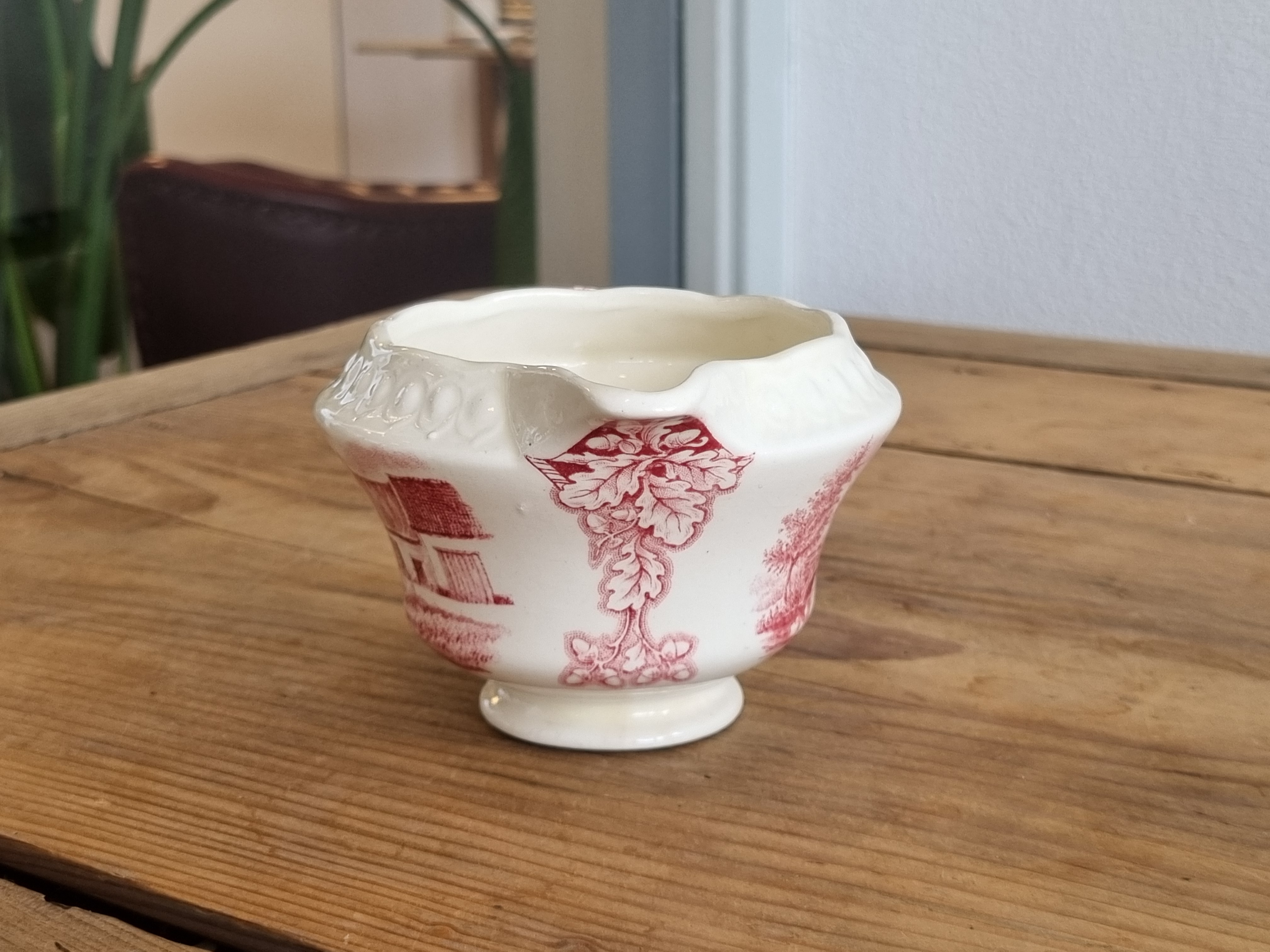 Boerenhoeve rood Societe Ceramique kannetje