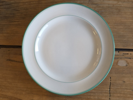 Petrus Regout Wellington Groene Rand plat dinerbord 23,5 cm