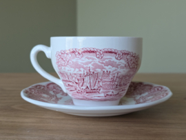 Engels rood Historical Ports Kop en schotel