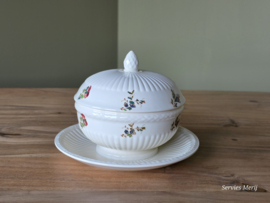Wedgwood Conway Boterpot op vaste onderschotel