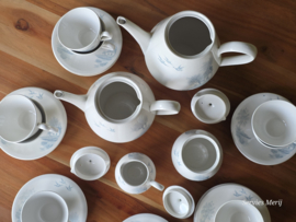 Societe Ceramique Waterland koffieservies theeservies 10 personen